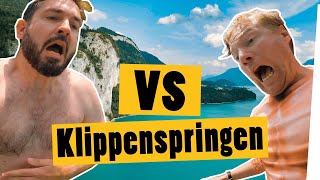 Klippenspringen Wer traut sich höher Meini vs Marc  Das schaffst du nie [upl. by Dorcea700]