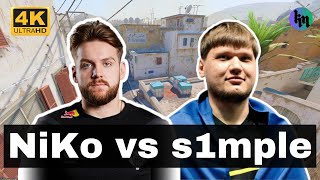 NiKo vs s1mple Dust2  FACEIT Ranked  Oct 17 2024 cs2 pov [upl. by Divadnhoj]