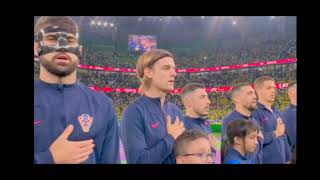 Croatia National Anthem vs Brazil  FIFA World Cup Qatar 2022 [upl. by Nidorf]