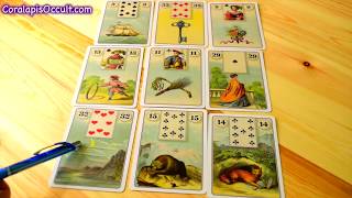 LENORMAND 9 CARD SPREAD [upl. by Annaoi]