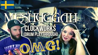 ONE OF THE BEST DRUMMERS  MESHUGGAH  Clockworks Drum Playthrough w Tomas Haake  REACTION [upl. by Anma]