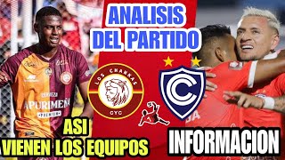 Información completa de Los Chankas vs Cienciano  Análisis  historial y rachas de los equipos [upl. by Nilyaj535]