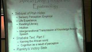 Sister Yvonne R Jones  Kemetic Spirituality amp Epistemiology African Ways of Knowing [upl. by Orgel]