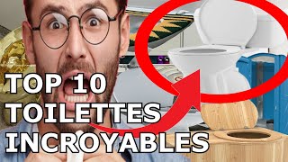 TOP 10 DES TOILETTES LES PLUS INCROYABLES [upl. by Corliss]