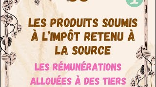 La RAS sur les rémunérations allouées à des tiers [upl. by Bengt13]