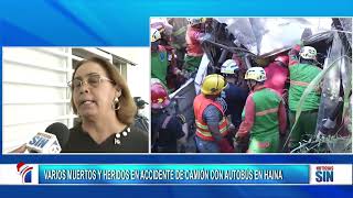 Asciende a seis los fallecidos en accidente entre patana y autobús [upl. by Ecal]