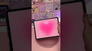 how I make my iPad cute amp aesthetic 💗 homescreen tutorial  widgets  iPad apps  procreate [upl. by Tatianas]