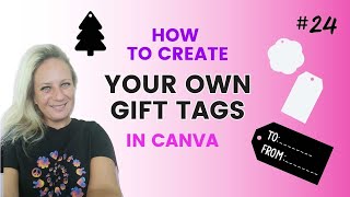 Creating hang tags in Canva [upl. by Florine87]