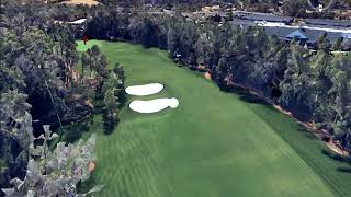 Augusta Golf Course Virtual Drone Flyover Holes 1 to 9 [upl. by Satterfield]