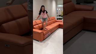 Part 58Multifunctional sofa bed bright orange beautiful and practical furniture sofasofa bed [upl. by Lindberg]