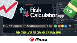 Risk Calculator for cTrader  Lot size calculator position size manager [upl. by Ahola]