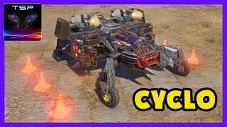 Crossout 579 ► CYCLO MultiPurpose 2x Cyclone Autocannons Build amp Gameplay [upl. by Einnim]