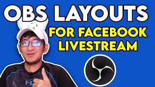 OBS LAYOUTS FOR FACEBOOK LIVESTREAM  TAGALOG [upl. by Nolur278]