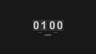 1 Minute Countdown Timer ⏳ [upl. by Litnahs]