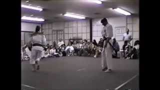 Shihan Robert Halliburton preforming a Kobudo demo 1992 [upl. by Medarda]