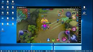 Tutorial Mobile Legends on PC Controller Aim Skills [upl. by Lleneg617]