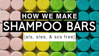 How We Make  SHAMPOO BARS sls sles amp scs free  Royalty Soaps [upl. by Obara394]