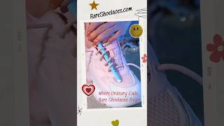 Cute Way How To Tie Shoelaces  Tutorial RareShoelaces shoelaces howtotieshoelaces [upl. by Gaye537]