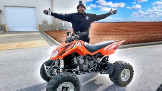 I Found A SUPER RARE Quad In MINT CONDITION  ARCTIC CAT 400 DVX [upl. by Werna]