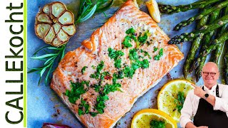 Du wirst es lieben Saftiger Lachs auf Süßkartoffeln mit Spitzkohl Mein Rezept [upl. by Euridice938]