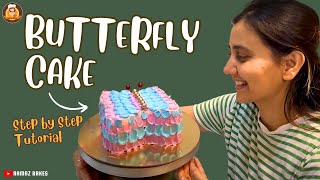 Stunning Butterfly Cake Design 🦋 Perfect for Birthdays  Trending Cake [upl. by Reilamag]