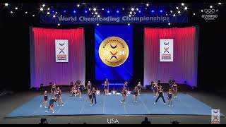 US National Adaptive Abilities Advanced Unified Coed 2024 ICU Worlds Finals  USA Cheer [upl. by Cupo]