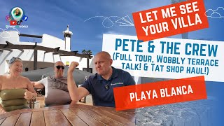 I found another cracking villa in Playa Blanca Lanzarote 👀  Wobbly Pete shows me around [upl. by Nerahs]