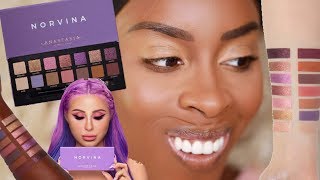 ABH Norvina Palette Watch This Review First  Jackie Aina [upl. by Ardnuhsal827]