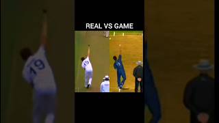 CHRIS WOAKES BOWLING ACTION REAL VS REAL CRICKET 20222425 cricket ipl shorts [upl. by Adalard610]