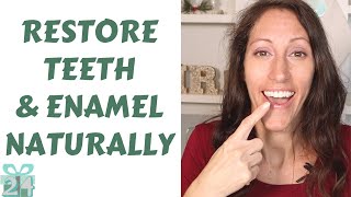 How to Restore Tooth Enamel Naturally  Remineralization Tooth Paste Recipe  No More White Spots [upl. by Noirrad706]