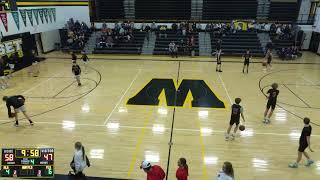 Winterset High School vs Gilbert High School Mens JV Basketball [upl. by Airalednac]