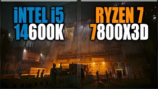 i5 14600K vs 7800X3D Benchmarks  Tested in 15 Games and Applications [upl. by Novoj801]