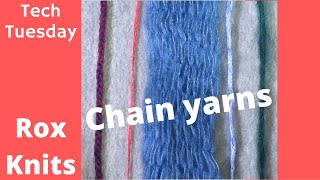 Chain Yarns and Blown Yarns  Technique Tuesday [upl. by Hannis]