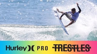 Andino vs Morais vs Freestone  Round One Heat 11  Hurley Pro at Trestles 2017 [upl. by Burn]