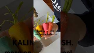 LUSH Babby Rainbow Carrot ❤️REUSABLE BUBBLE BAR demo ❤️LUSH EASTER 2024 ❤️shorts [upl. by Yecart]