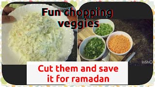 ramadanspecial springrolls friedrice how to cut vegetableschinese recipes [upl. by Enorel274]