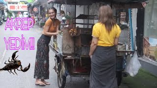 İĞRENÇ SOKAK YEMEKLERİ YEDİM  Tayland Puket [upl. by Nap563]