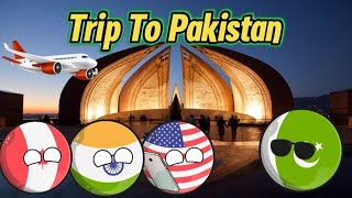 Trip to Pakistan  countryballs worldprovinces india geography [upl. by Moth]