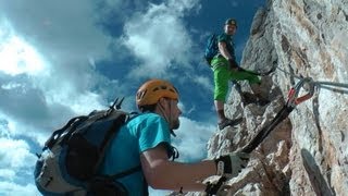 Dolomiten Superferrata Olivieri Punta Anna  Tofana di Mezzo K5D [upl. by Teuton]