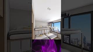 🔥🔥🔥 Bedroom 8 kids Design interior hotel itallian shorts design decoration viral italy [upl. by Akimak526]