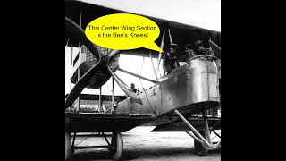 Vickers Vimy Paper Card Model Part 4 Lower Wing Center Section [upl. by Daniell912]