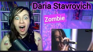 Daria Stavrovich quotZombiequot The Cranberries cover reaction [upl. by Akerdal]