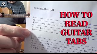 How To Read Guitar Tabs Lesson in Filipino with English Subtitles [upl. by Haran]