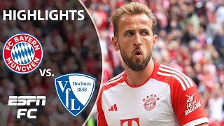 ⚽ HARRY KANES 1ST BAYERN HAT TRICK ⚽ Bayern Munich vs VfL Bochum  Bundesliga Highlights  ESPN FC [upl. by Laefar369]