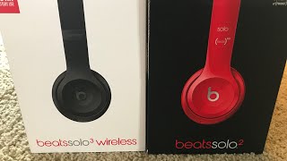 Beats solo 2 vs Beats solo 3 wireless [upl. by Aneema]