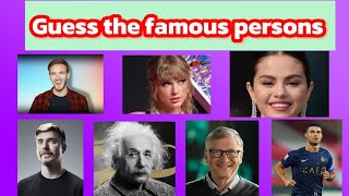 Guess the famous persons name  famous persons quiz [upl. by Dom733]