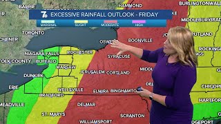 Explanation on rainfall forecast amounts from Debby [upl. by Llertnad]