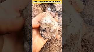 Find again Herkimer diamonds agate gemstone digging herkimar crystal shorts [upl. by Gusty]