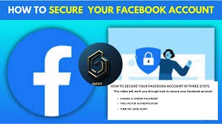 SECURE YOUR FACEBOOK ACCOUNT FROM HACKERS IN 3 STEPS  EASY TUTORIAL [upl. by Rosalie]