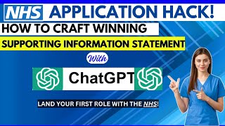 How to Write NHS Supporting Information with Chatgpt AI [upl. by Matthews555]